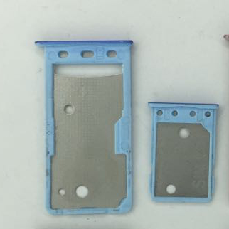 Bandeja de tarjeta SIM para teléfono XIAOMI Redmi 5A, adaptador, carcasa Original, soporte de bandeja de tarjetas Micro SD, reemplazo y herramientas: blue