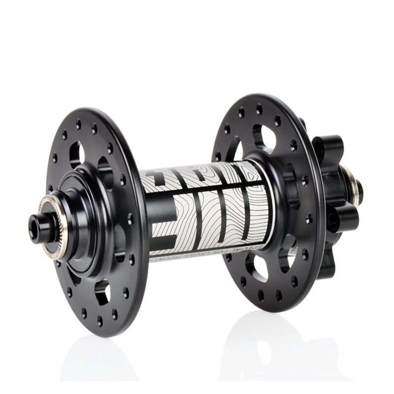 Koozer  mf480 32 gaten 2 lagers mountainbike voornaven schijfrem 9 x 100mm 15mm steekas mtb bmx fiets naaf: Zwart 9 x 100mm