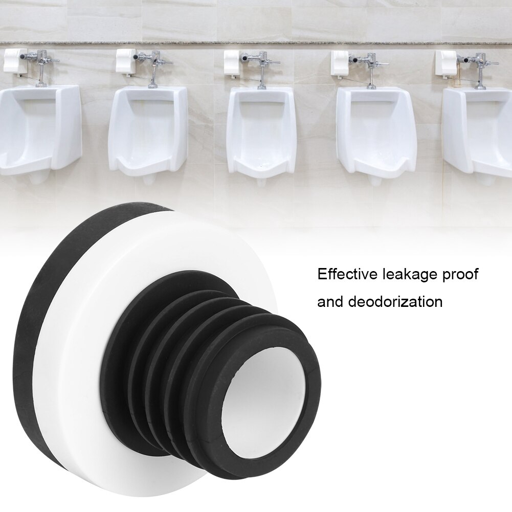 Plumbing Fixture Toilet Flange Connector Easy Install Temperature Resistant Urinal Sealing Ring Leakage Proof Deodorant Bathroom