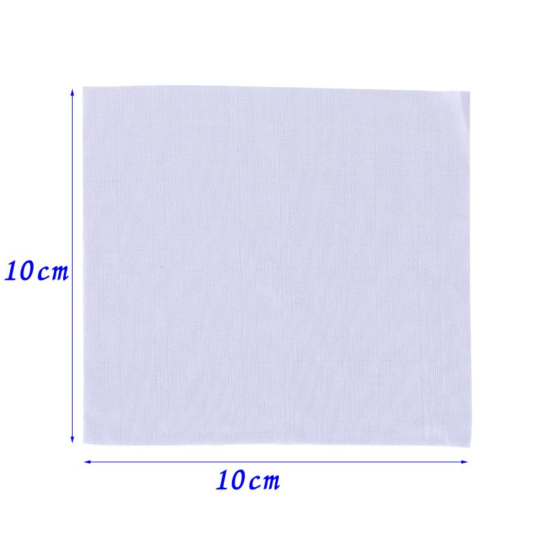 100pcs/lot 10cm*10cm Dust-free White Clean Wiping Cloth for Camera Screen Cleaning Cloth Photo Studio Photography Clean Cloths