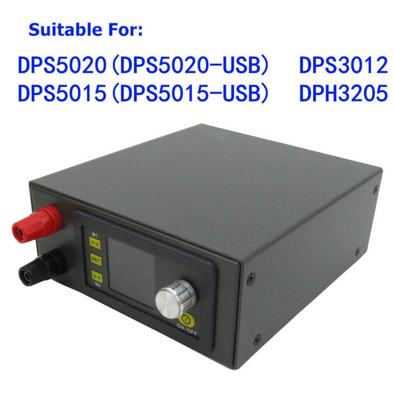 1 sæt lcd digitalt programmerbart strømforsyningsmodul skalsæt til  dp50 v 5a dps 5020 dps 5015 dp50 v 2a holdbart