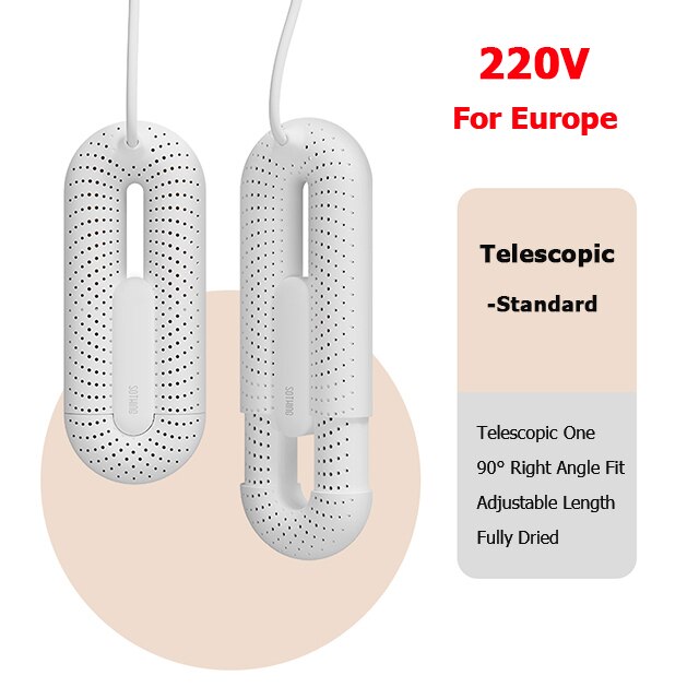 110V/220V Us/Eu Plug Sothing Schoen Droger Loop Rekbaar Elektrische Schoenen Droger Ptc Heater draagbare Multi-Effect Ontgeuringseffect: EU 220V Standard1