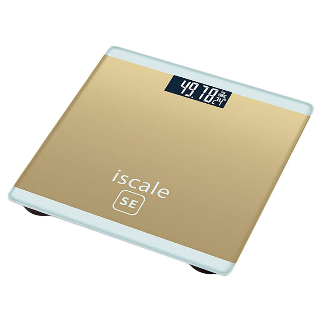 Floor Body Scale Glass Smart Electronic Scales USB Charging LCD Display Body Weighing Digital Weight Scale