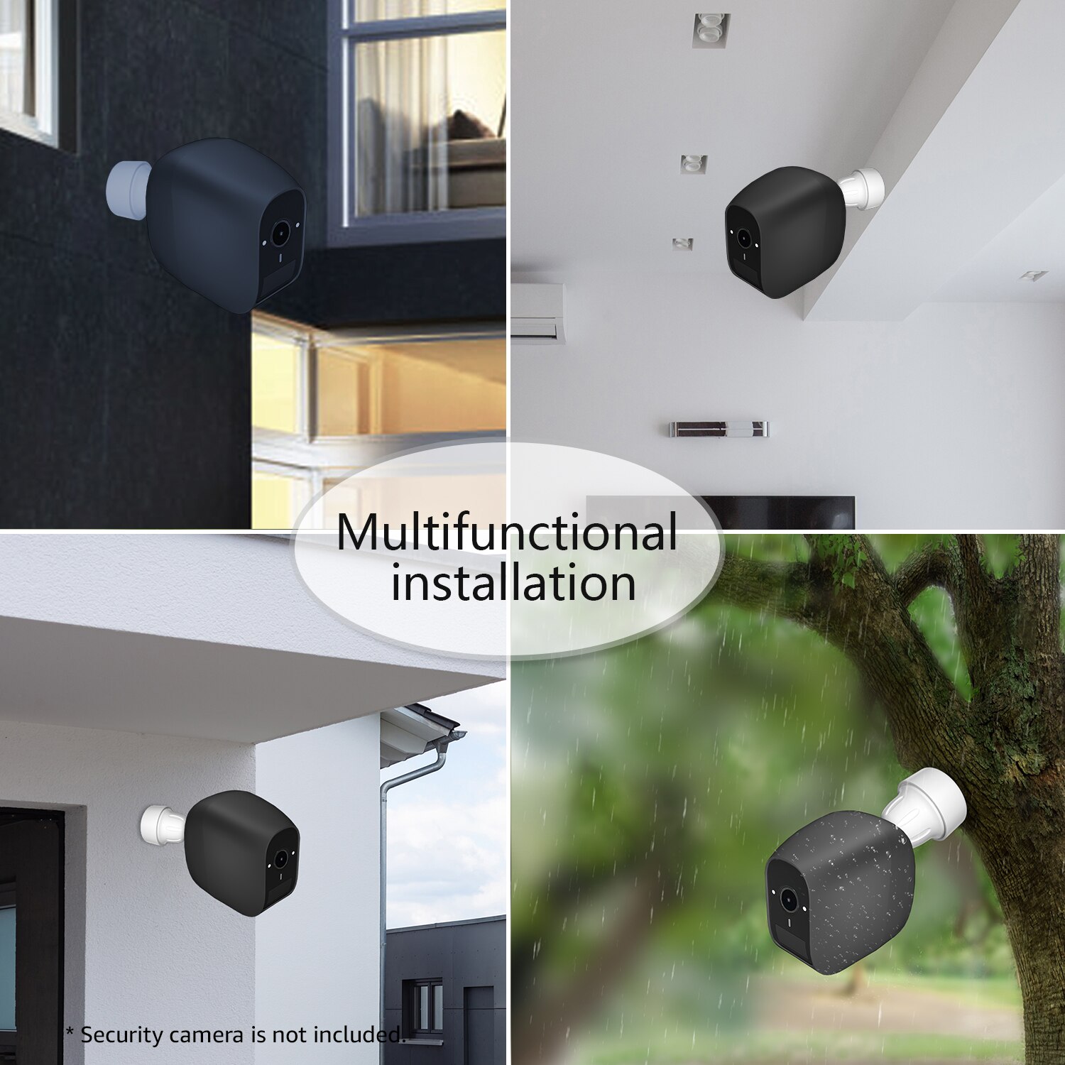 2Pcs Silicone Protective Covers for eufyCam Series Camera Protective Cover Giving Security Camera Protection Accessories