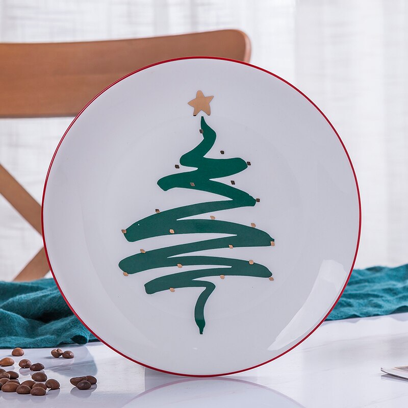 Lyxig prickig linje nordisk färg europeisk keramisk kopp med kaffemugg kopp och fat set kaffekoppar resemugg