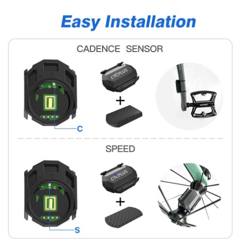 CYCPLUS ANT + cadence sensor bluetooth 4.0 speed sensor bikes speedometer Bike Speed Sensor