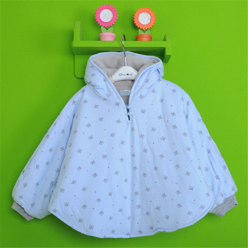 Baby Meisjes Jongens Jas Double Side Wear Fleece Hoodie Uitloper Lente Herfst Winter Warme Mantel Kinderkleding Poncho Cape