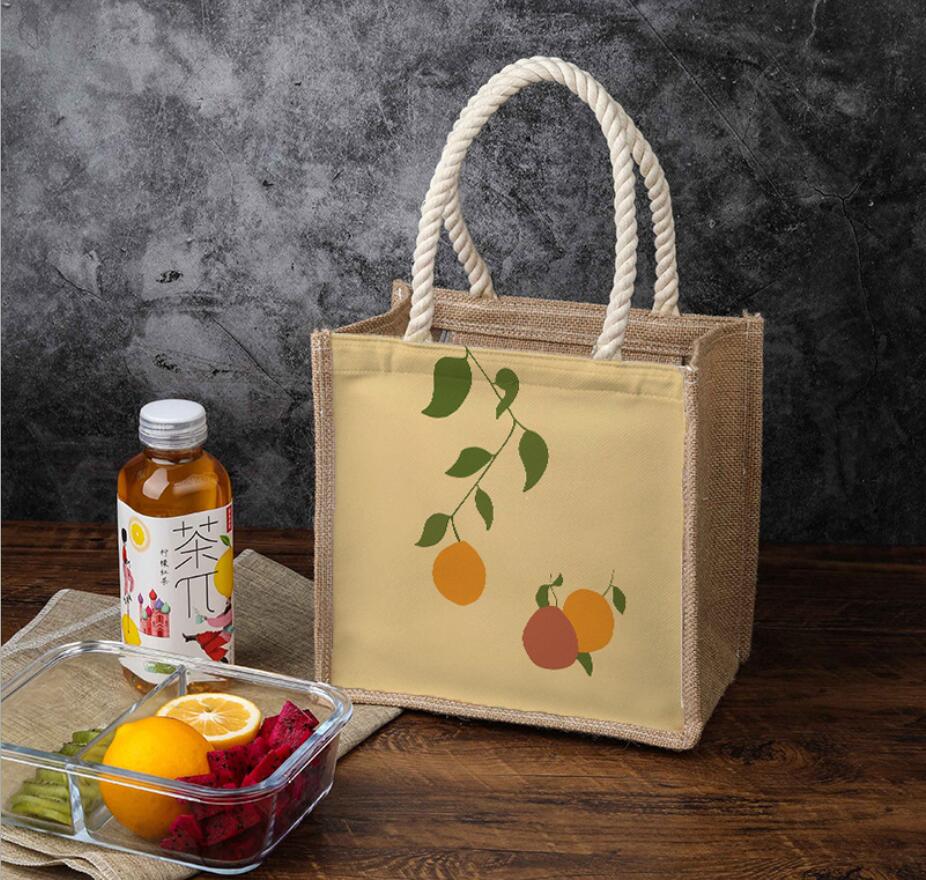 Fruits Portable Insulated Lunch Bag For Women Cooler Bag Kids lunch Box Thermal Case Pouch Lunch Container School Food Box: NO 3