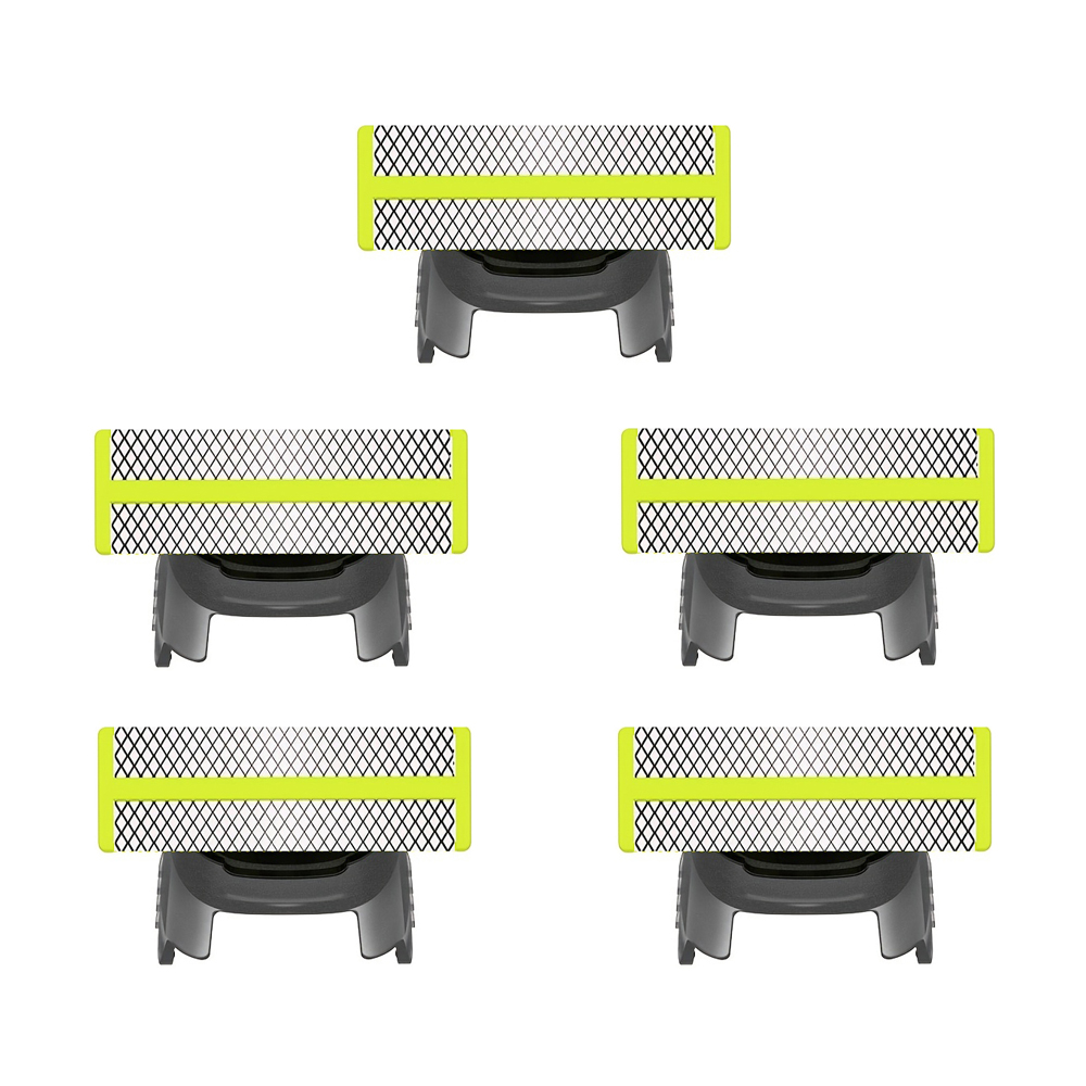 Brangdy scheerapparaat vervangende mesjes compatibel met één mes QP2520 QP2530 QP2620 QP2630 QP2724 QP2834 elektrische baardtrimmer: Rood