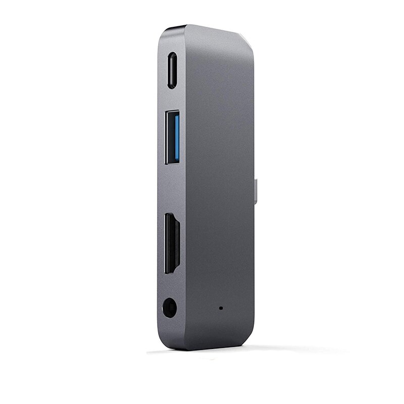4 en 1 USB C tipo C a HDMI USB 3,0 PD para iPad Air, iPad Pro: Grey