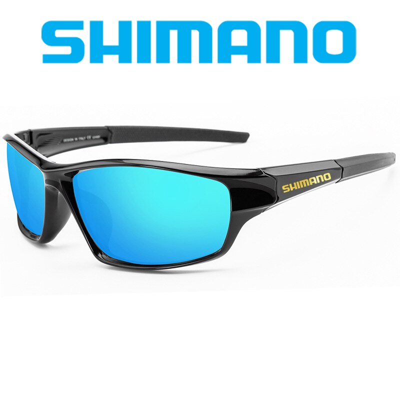 Shimano Polarized Sports Men Fishing Sunglasses Road Cycling Glasses Mountain Bike Bicycle Riding Protection Goggles Eyewear