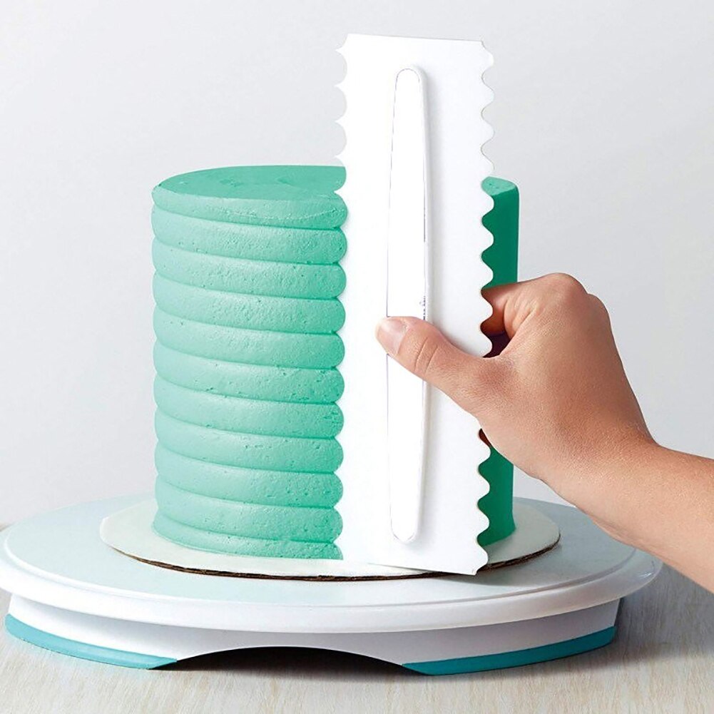 Gâteau décoration peigne glaçage plus lisse gâteau grattoir pâtisserie 6 Textures de outils de cuisson VIP pour gâteau outil directe
