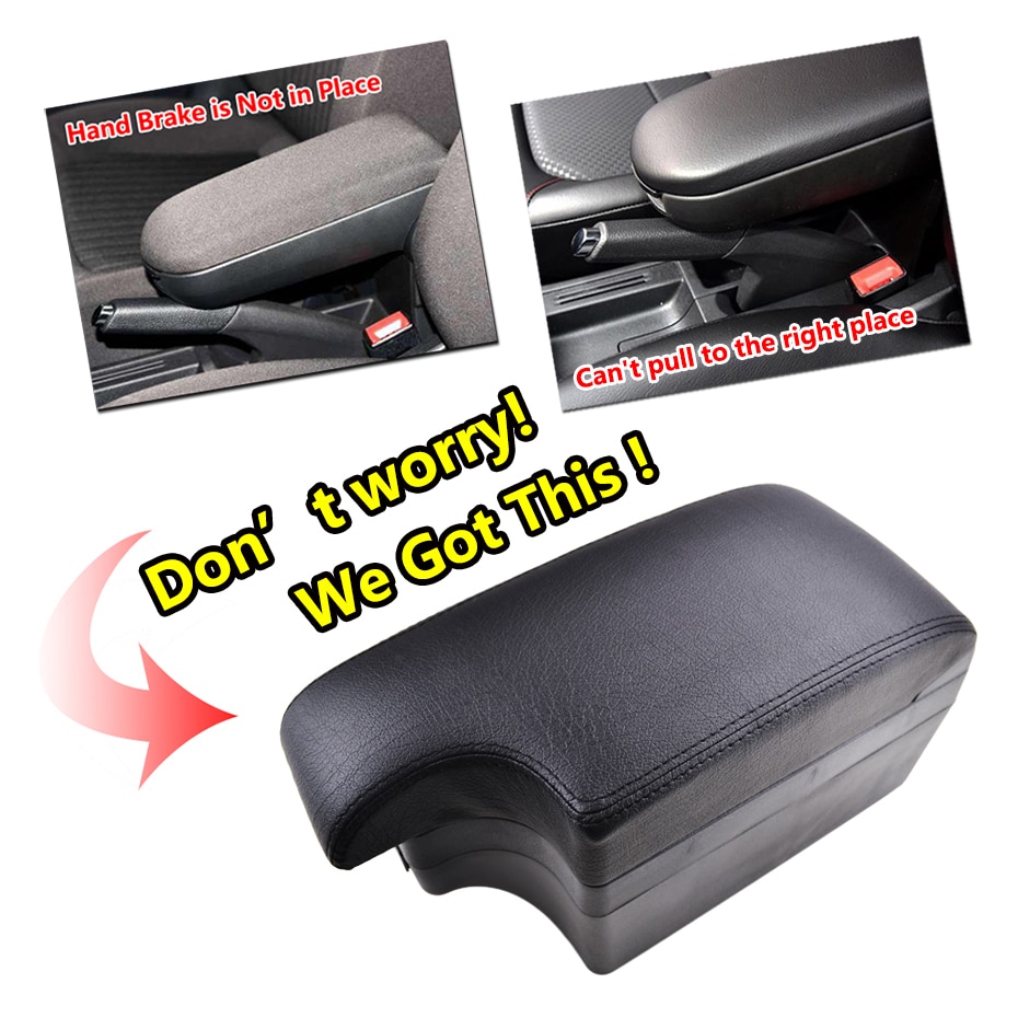 Car Styling Black Center Console Box For Hyundai Accent - Armrest