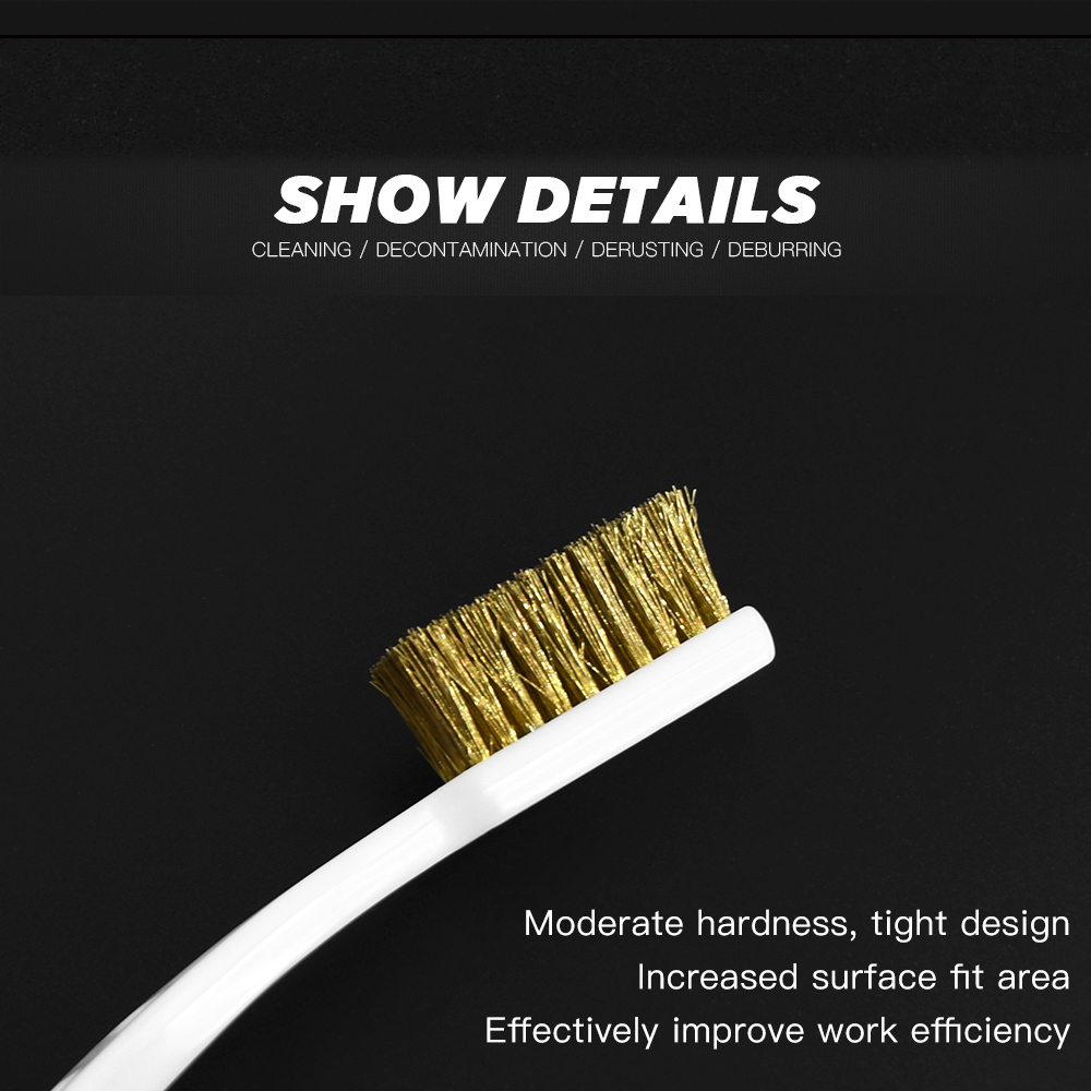 3D Printer Cleaner Tool Copper Wire Toothbrush Copper Brush Handle For Nozzle Block Hotend Cleaning Bed Cleaning Parts