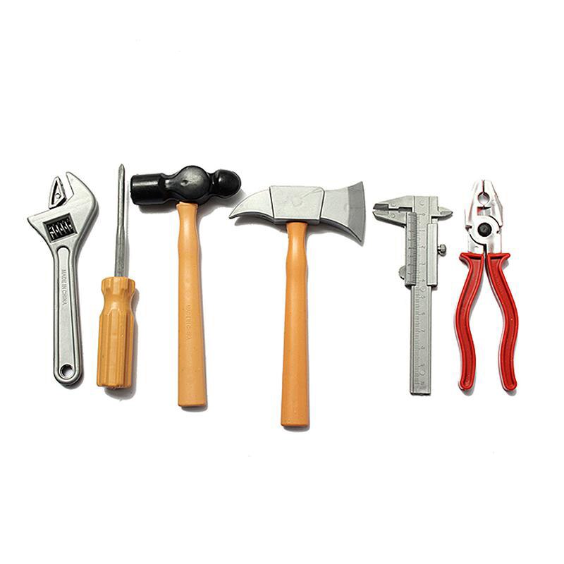 14 Pcs Pretend Spielen Tools Toiletry Kit Schraubendreher Hammer Tongers Levert Kinder Erziehung Spielzeug für Kinder Jungen