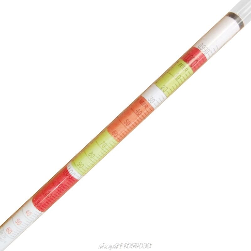 Beer alcohol meter 0.990-1.160 Portable 3 IN 1 Alcoholometer Hydrometer Glass Tester 250 mm Home Beer Wine N27 20