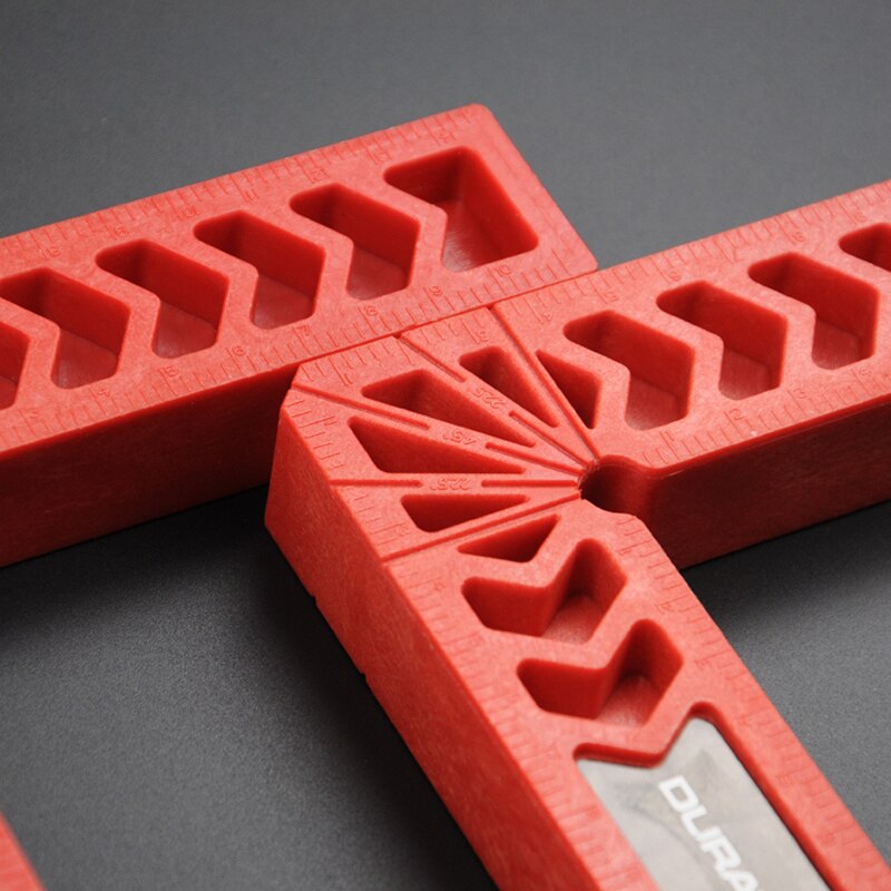 3" 4" 6" 8" 4PCS 90 Degree Right Angle Clamp L-square Holder Ruler Clamping Squares Woodworking Tools