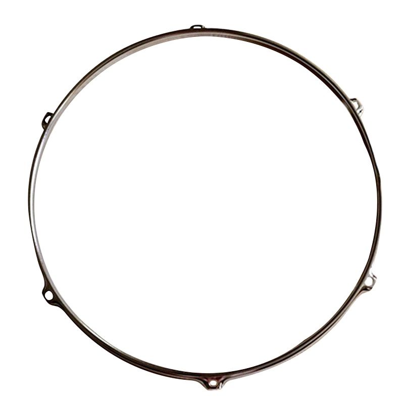 15 Inch 10 Hole Silver Metal Drum Rim Snare Drum Hoop Iron Drum Ring Drum Accessories 1 Piece