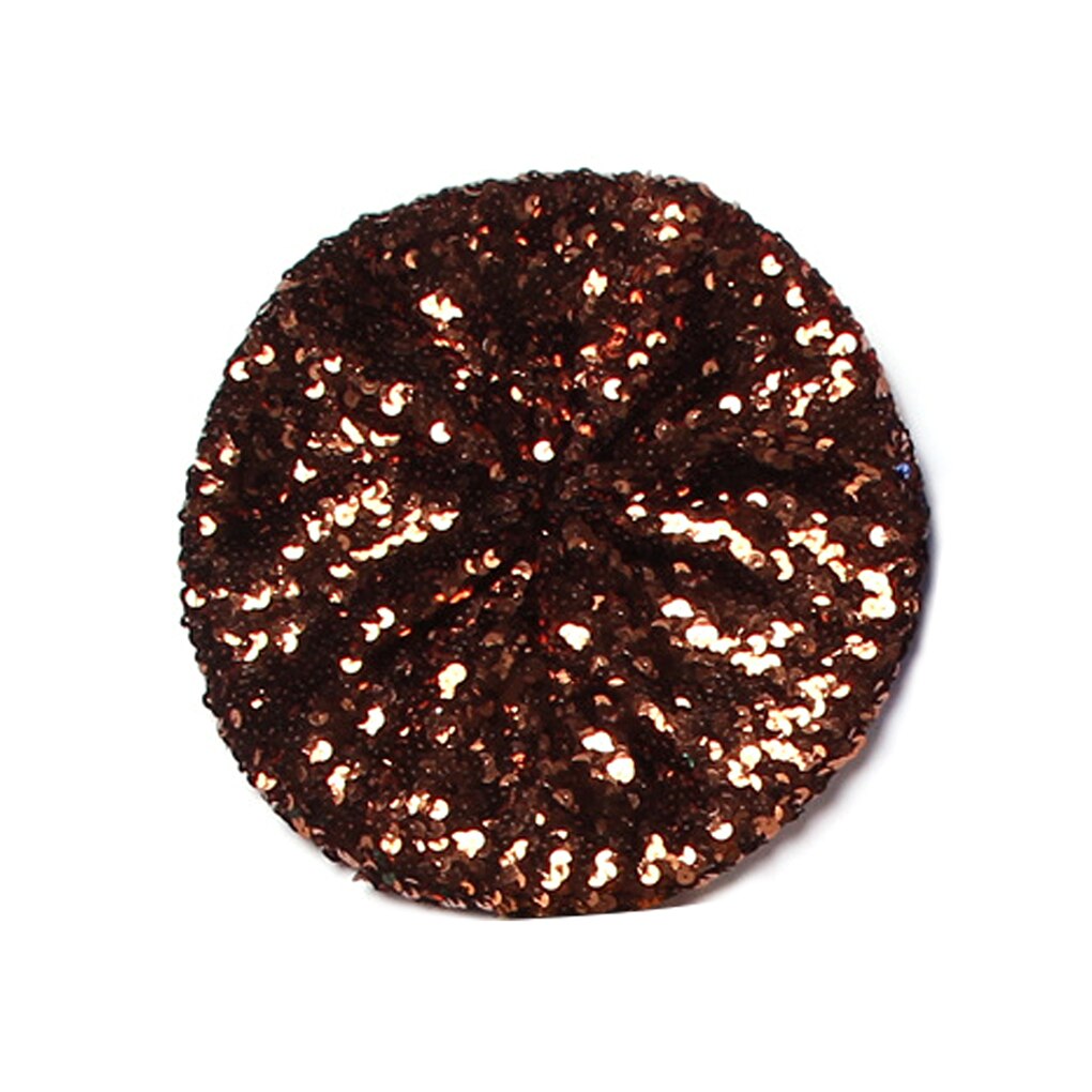 Bérets extensibles à paillettes brillantes pour femmes, chapeaux d'automne, printemps, été, mélange de couleurs, fête, spectacle, publicité: NO.7