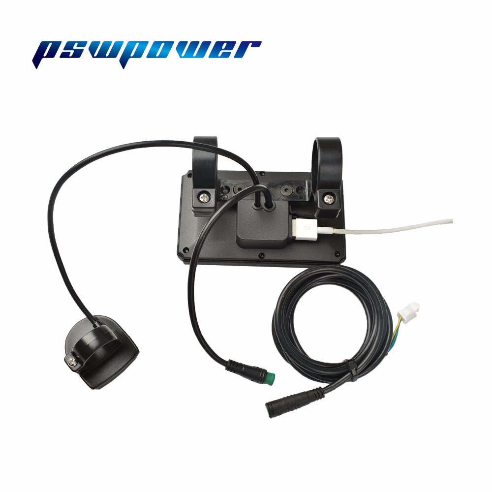 Colourful KT-LCD8H LCD Meter with Waterproof plug and USB mobile charge port for KT-Series Controller