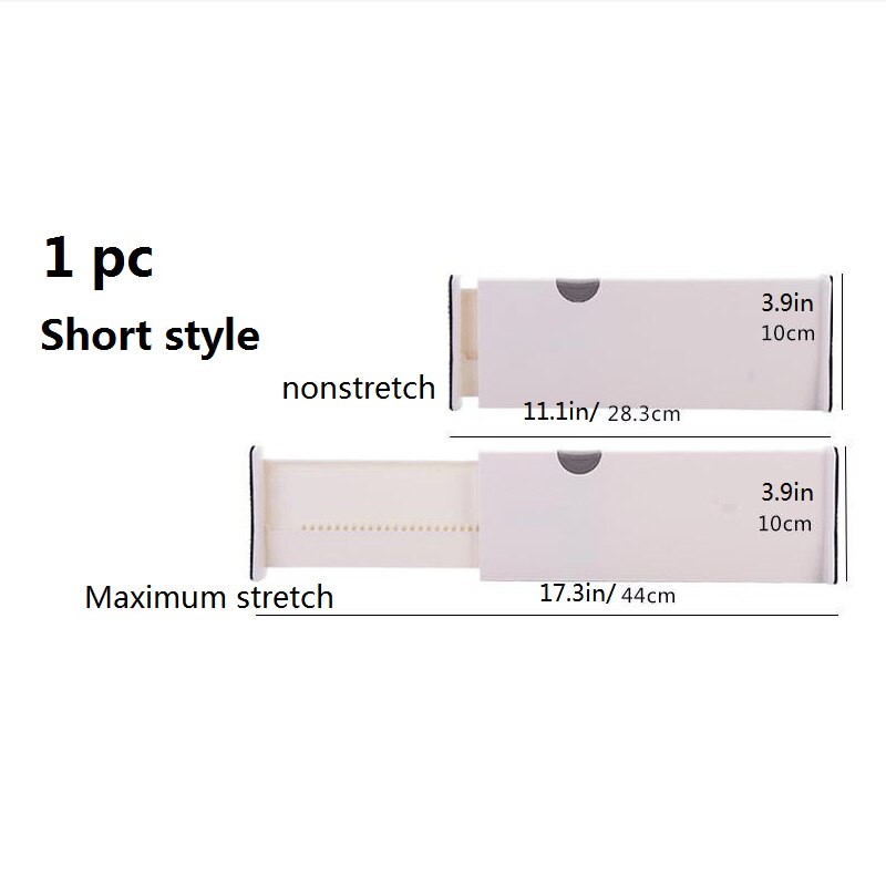 Adjustable Extendable Plastic Drawer Divider Thickened Wardrobe Socks No Punching Storage Drawer Divider Kitchen Living Room