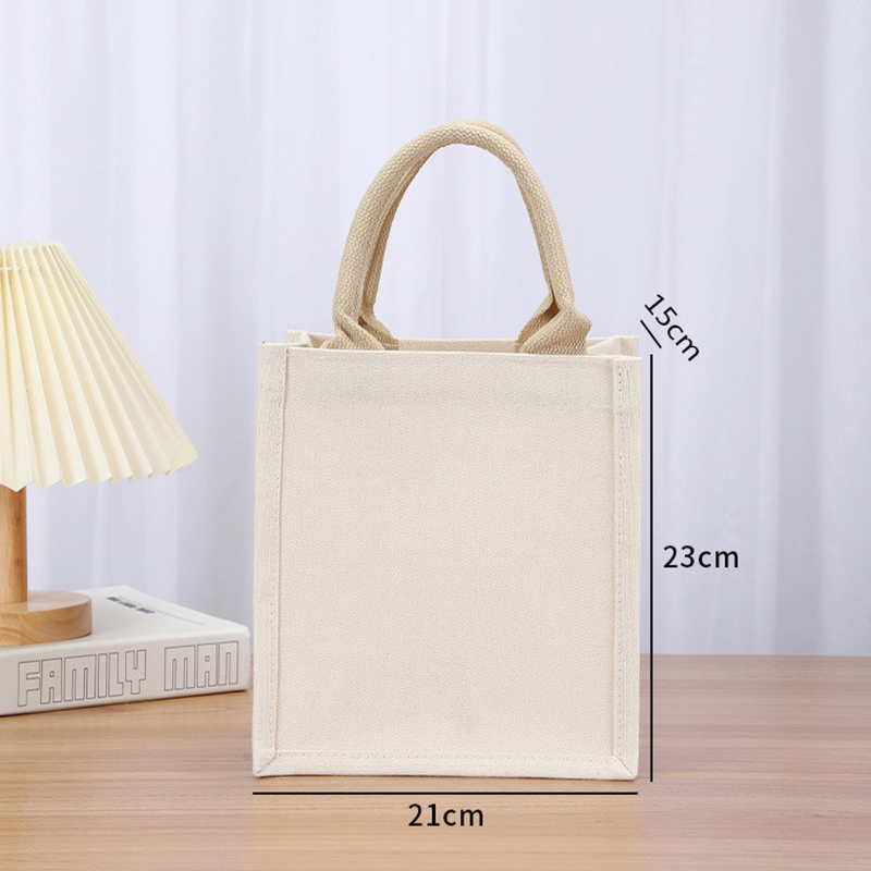 Bolsa de compras de lona, bolsos portátiles ecológicos de hombro, bolsa de almacenamiento de algodón, bolsa de comestibles de arpillera, rápido, bolso de arpillera: Morado