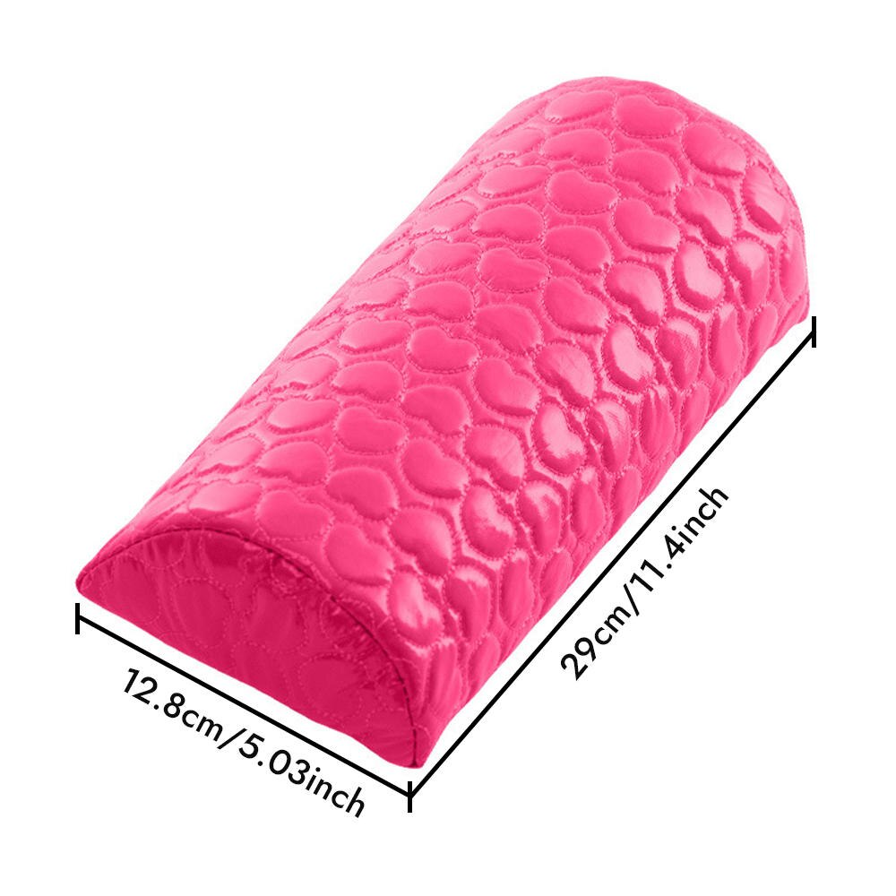 Almohadas de cuero para reposabrazos, soporte de cojín semicircular para manicura en salón de belleza, artístico: 14