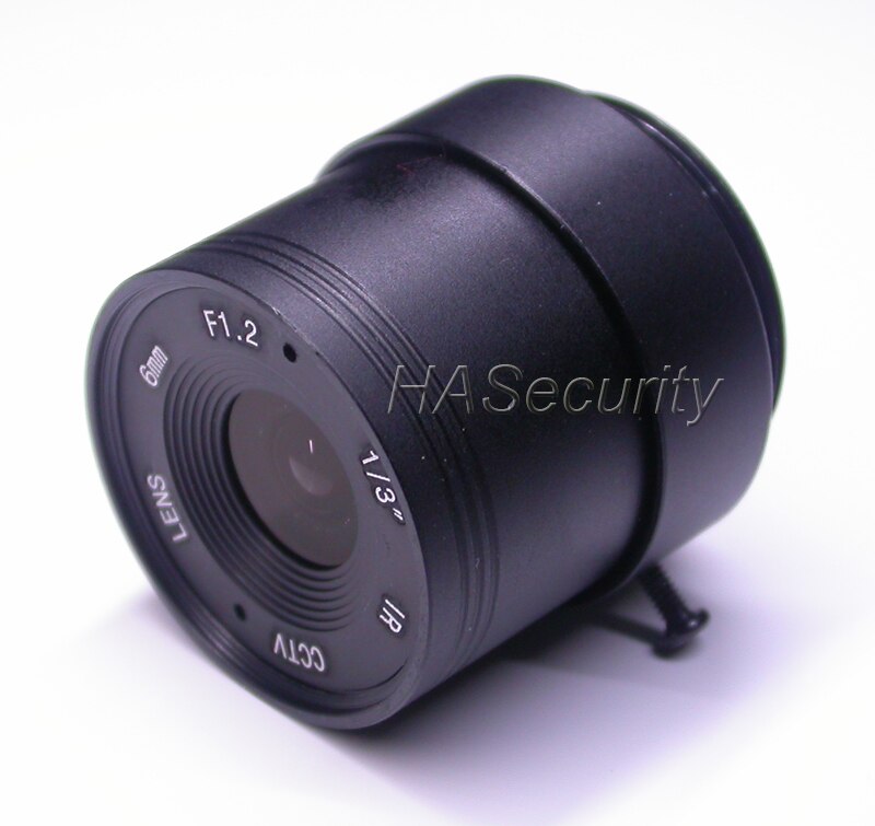 Cyrank 6 Mm Festbrennweiten-Objektiv Für CCTV-Kamera – 3 MP, F1.4, CS-Mount, 1/2,5 Zoll