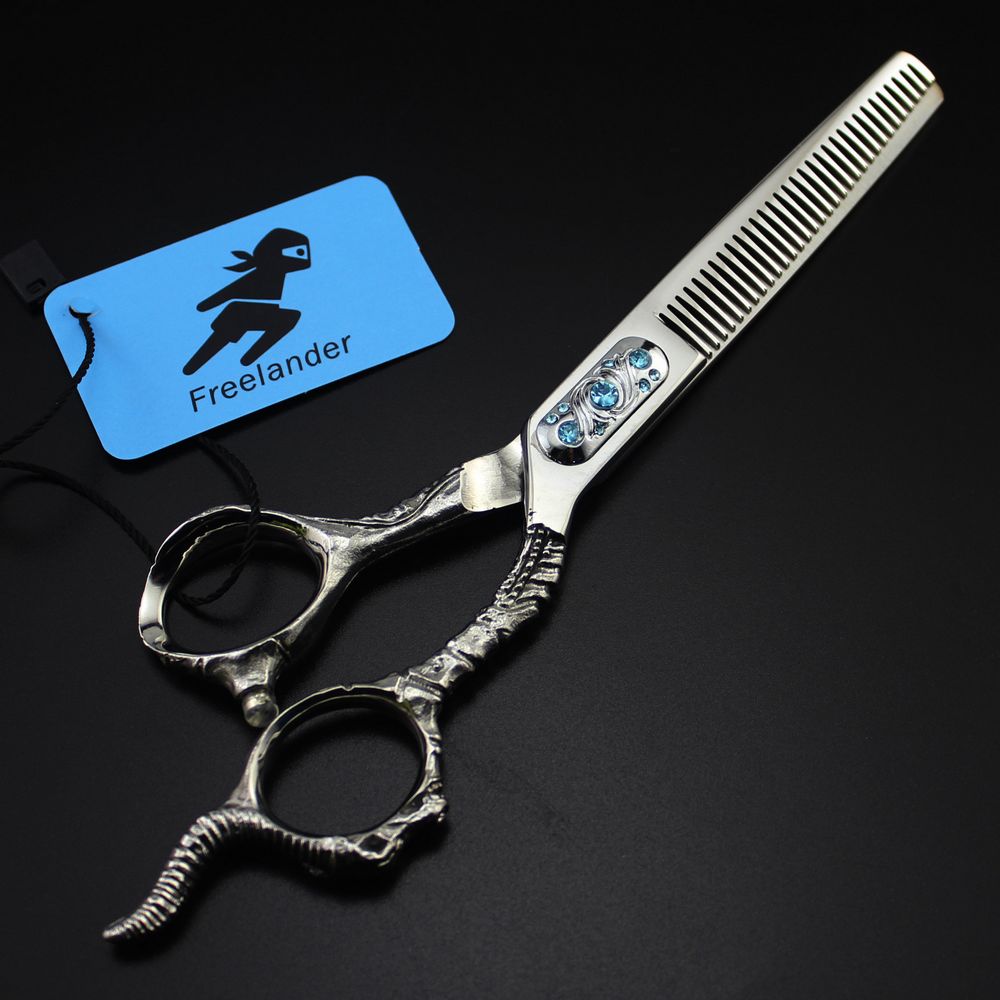 Freelander 6 inch Hair Scissors Hairdressing Scissors Barber Thinning Scissor Hairdresser Haircut Shears