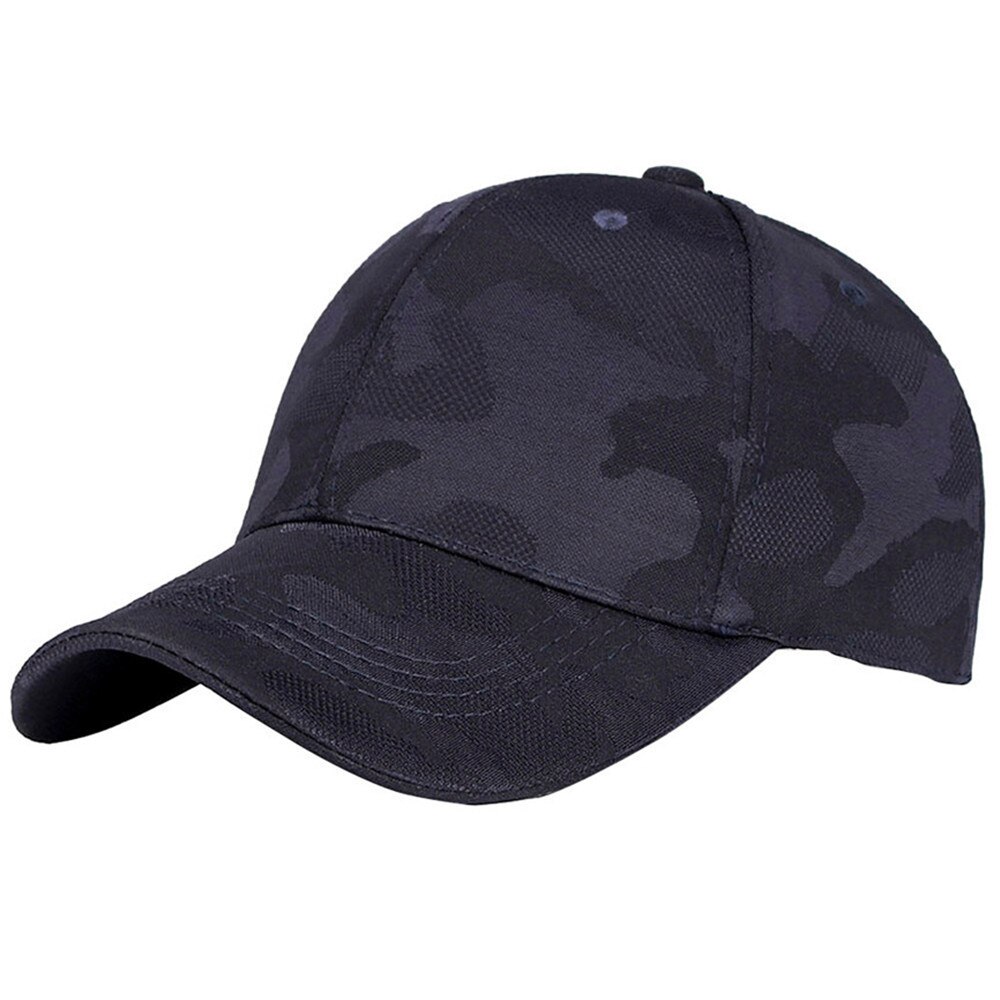 Camouflage efterår vinter baseball kasket mænd kvinder snapback hat afslappet kasketter til mænd camo trucker cap: Blå