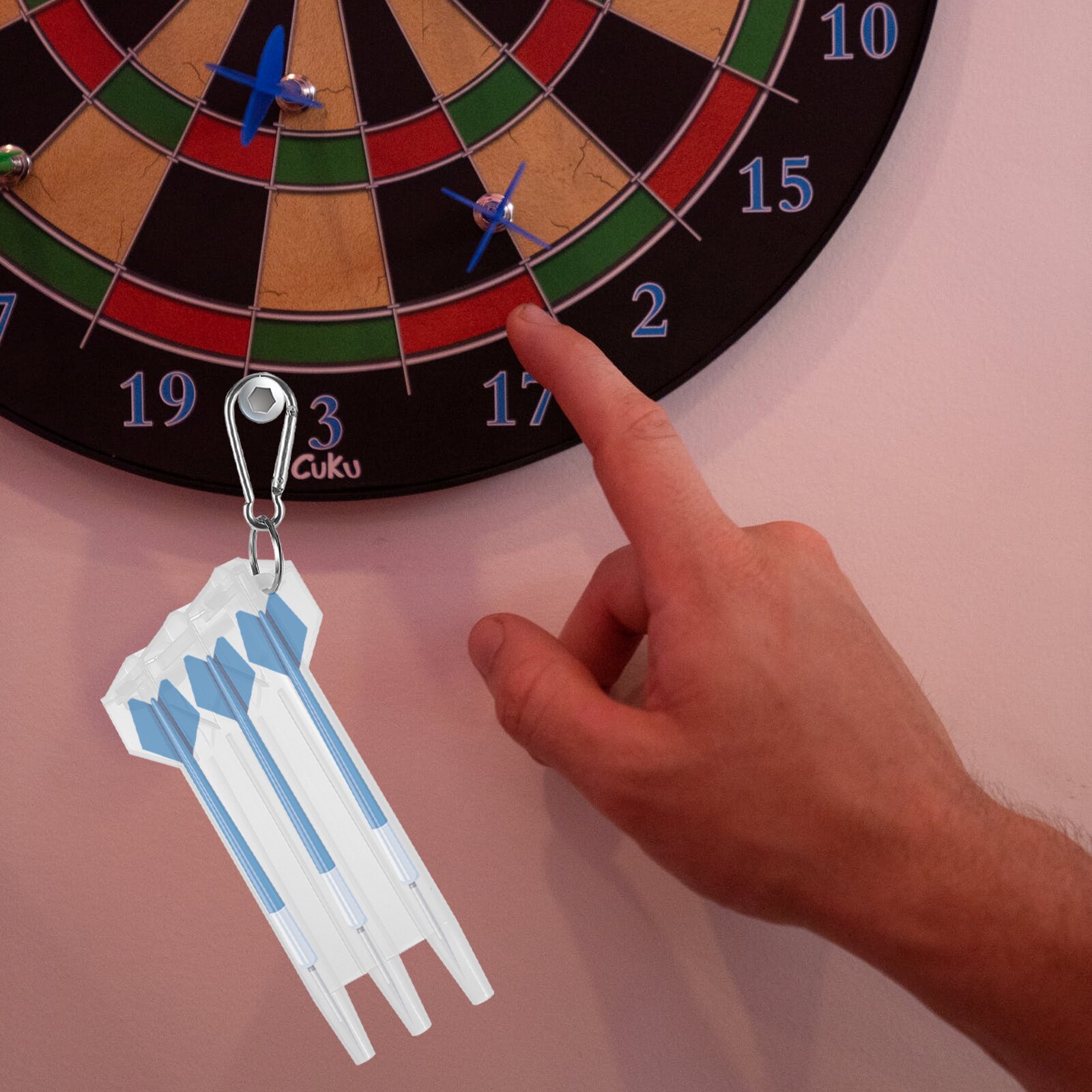 1 Set Dart Carrier Plastic Dart Case Storage Box for Darts Portable Darts Storage Case Dart Box