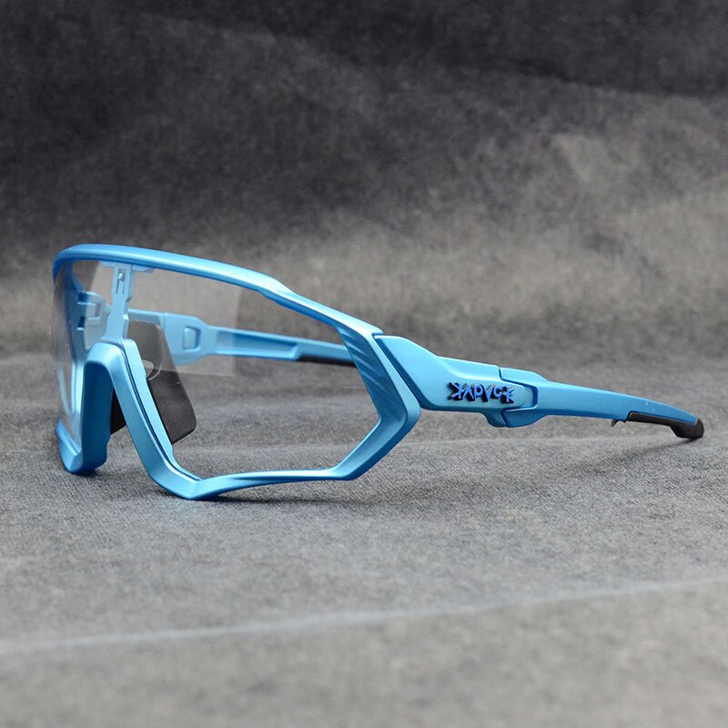 Clear Meekleurende Fietsen Zonnebril Sport Zonnebril Mannen Vrouwen MTB Road Fiets Fietsen Bril Brillen Unisex: 09