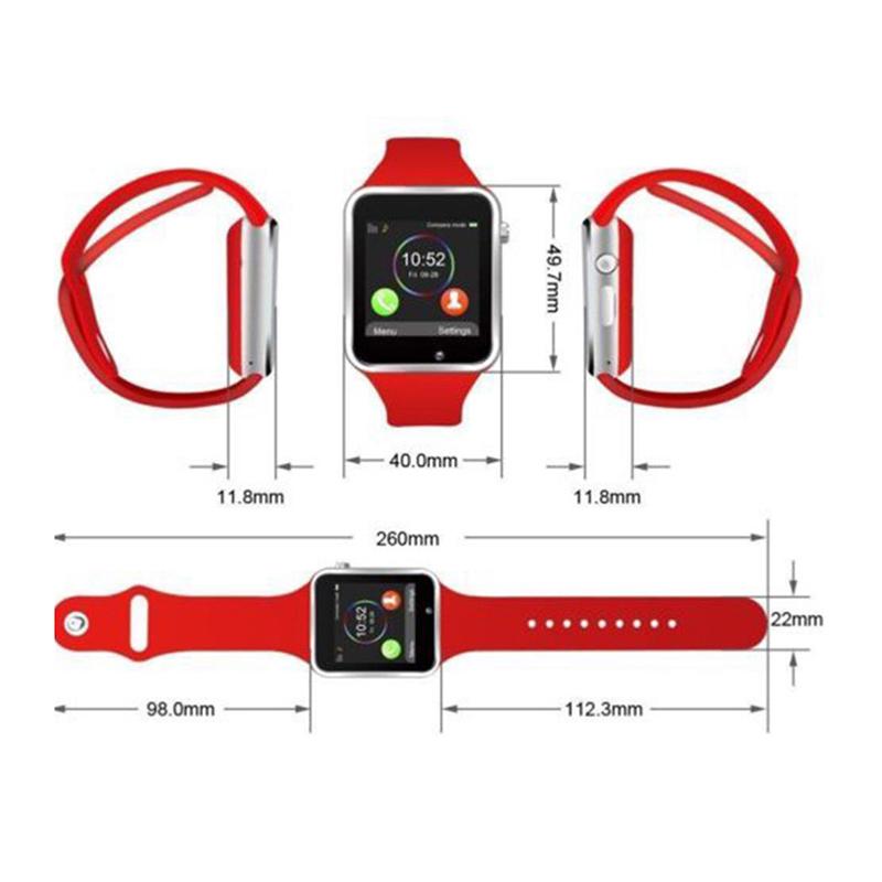 Smart Watch Clock Sync Notifier Supports SIM TF Card Connectivity for For Apple Iphone Android Phone Smartwatch