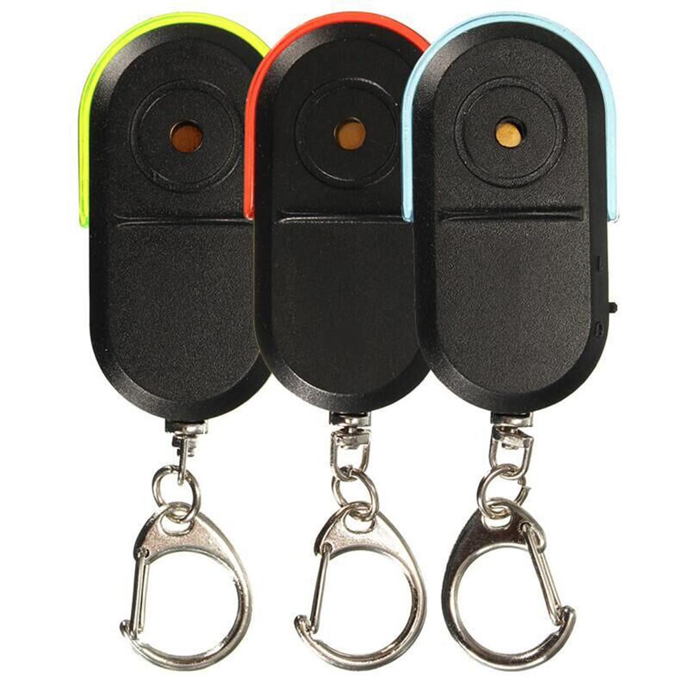 Keychain Finder Anti-Lost Flashlight Keychain Wireless Key Finder Alarm Locator With Sound for Phone Accessories