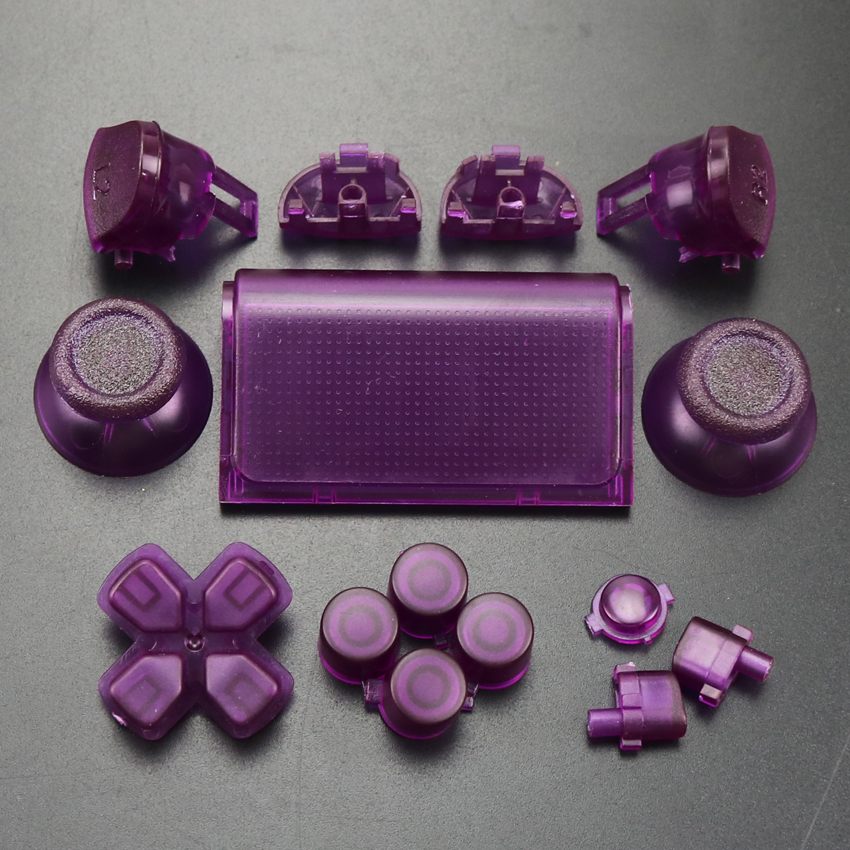 YuXi-JDM JDS 040 050 055 Thumbstick pour PS4 Pro Slim Contrmatérielle, Inter Inj Button, Direction Key, ABXY Buttons, JoysUniverse Cap, DSub R1 L1