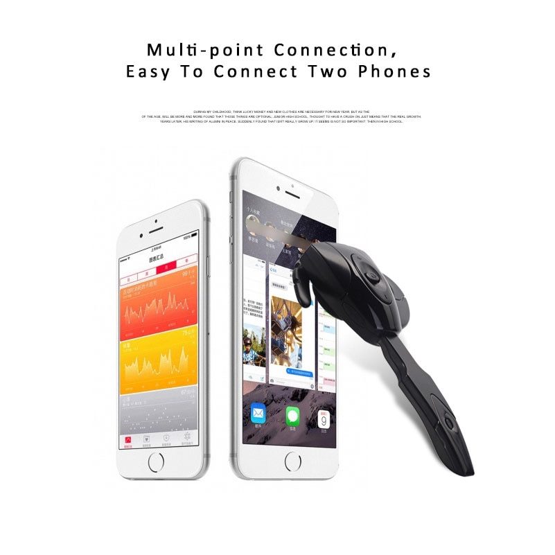 Mini Bluetooth 4.1 Wireless Headset Earphone Headphones with Microphone Hands-free Ear Hook Headset for samsung PS3 game console