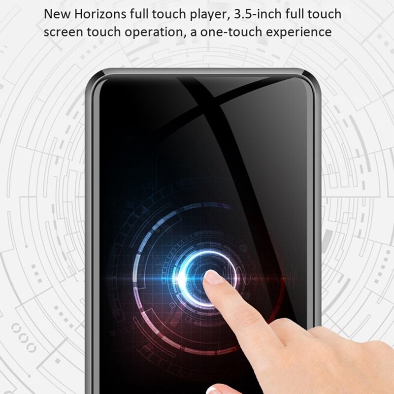 Music Player 3.0-Inch Bluetooth Press Full-Sn Music Player, Bluetooth + External MP4 with FM Function