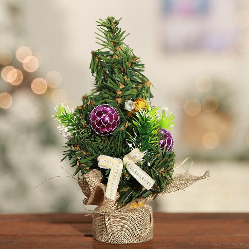 20cm bord juletræ dekoration fyrretræ mini xmas træ juledekorationfestival miniature træ år: 3