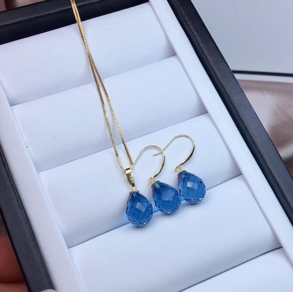 KJJEAXCMY boutique di gioielli in argento sterlina 925 intarsiato Naturale topazio Blu anello delle Donne impostato supporto di rilevamento