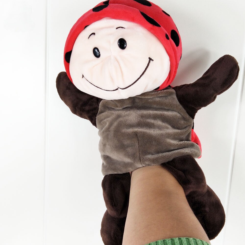 Tiger abe elefant løve hånddukke børn plys legetøj dyr børnehave hånddukke fødselsdag baby barn udstoppet legetøj: 5