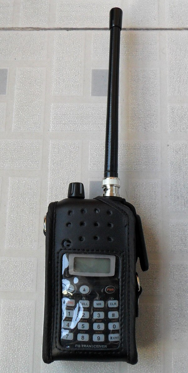 FM radio leather case for radio IC-V80 IC-V85 2 way radio walky talky ic v80 ic v85