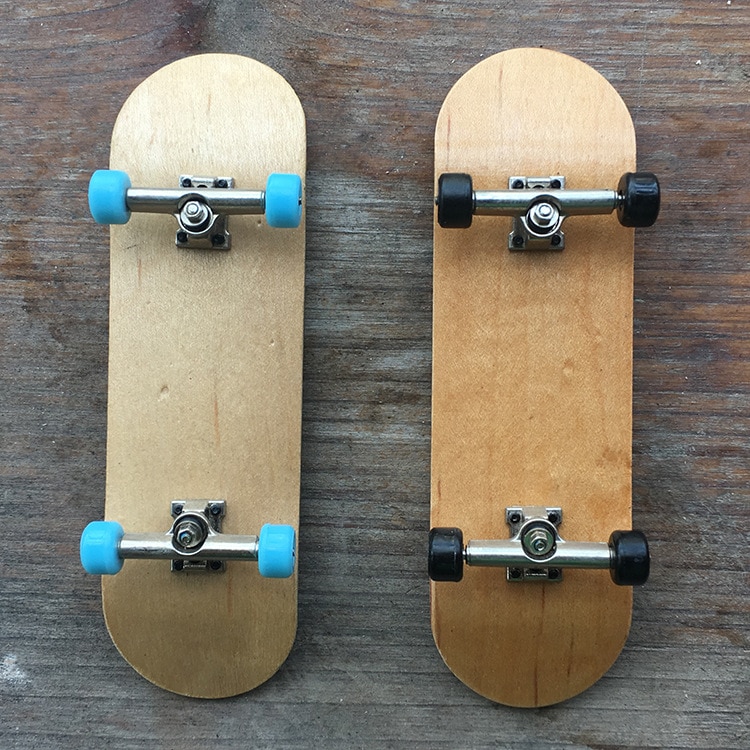 Bärhjul skid pad lönn trä finger skateboard legering stent lager hjul greppbräda