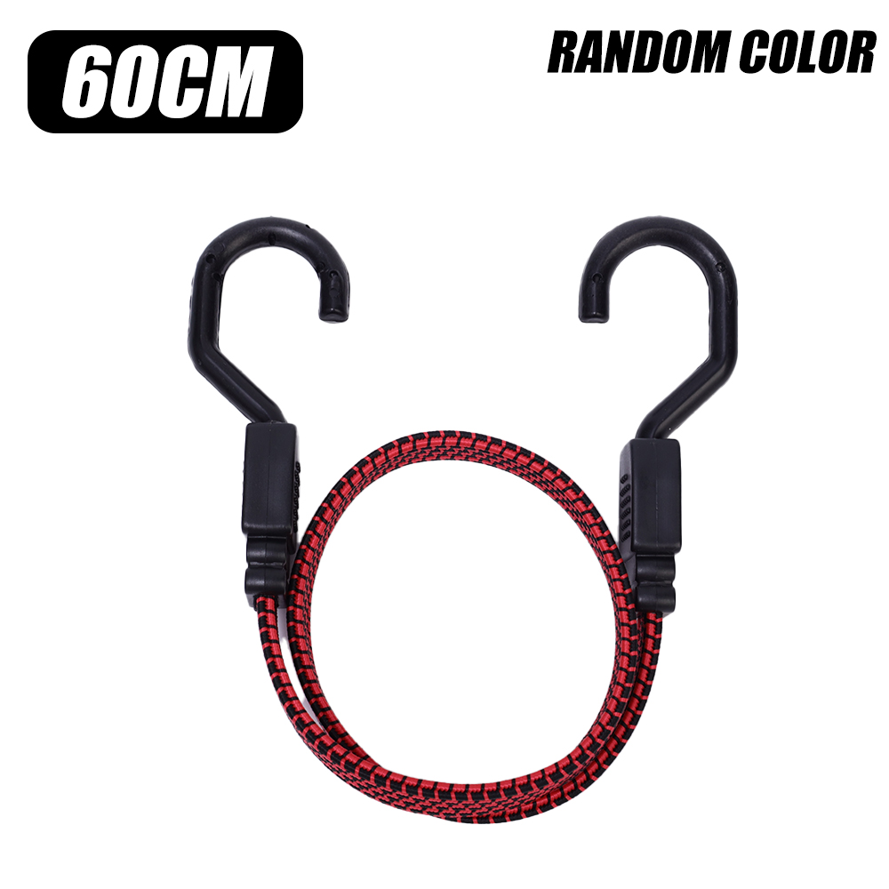 Nuovi elastici Corda per bagagli in gomma Ganci per cavi Bici Corda per legare Bagagli per biciclette Portapacchi Cinghia Gancio a fascia fissa Accessori per auto: Arancione