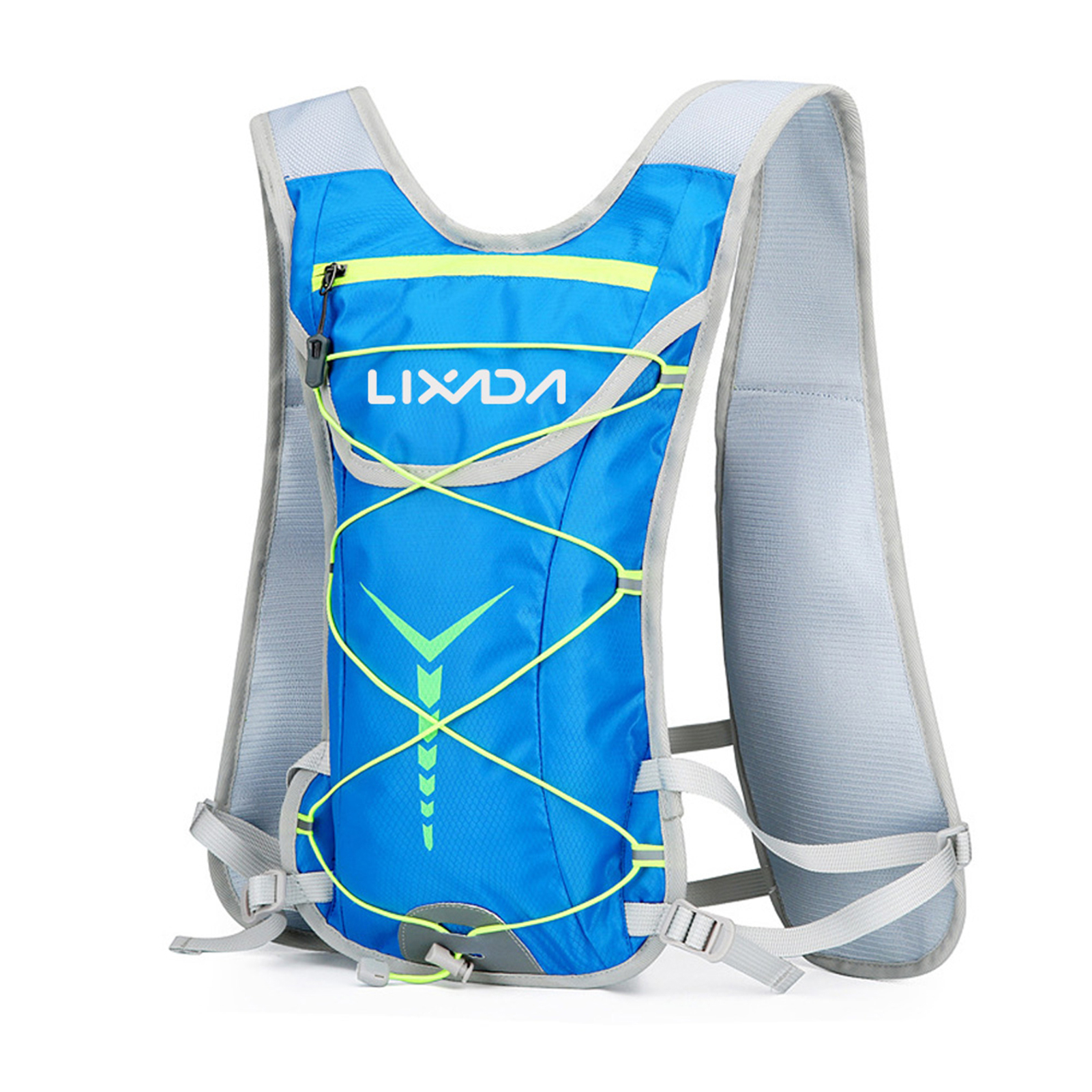 Wandeldagrugzak Waterzakrugzak Nylon drinkrugzak Waterrugzak met 2L drinkzak voor fietsen Hardlopen Fietsen