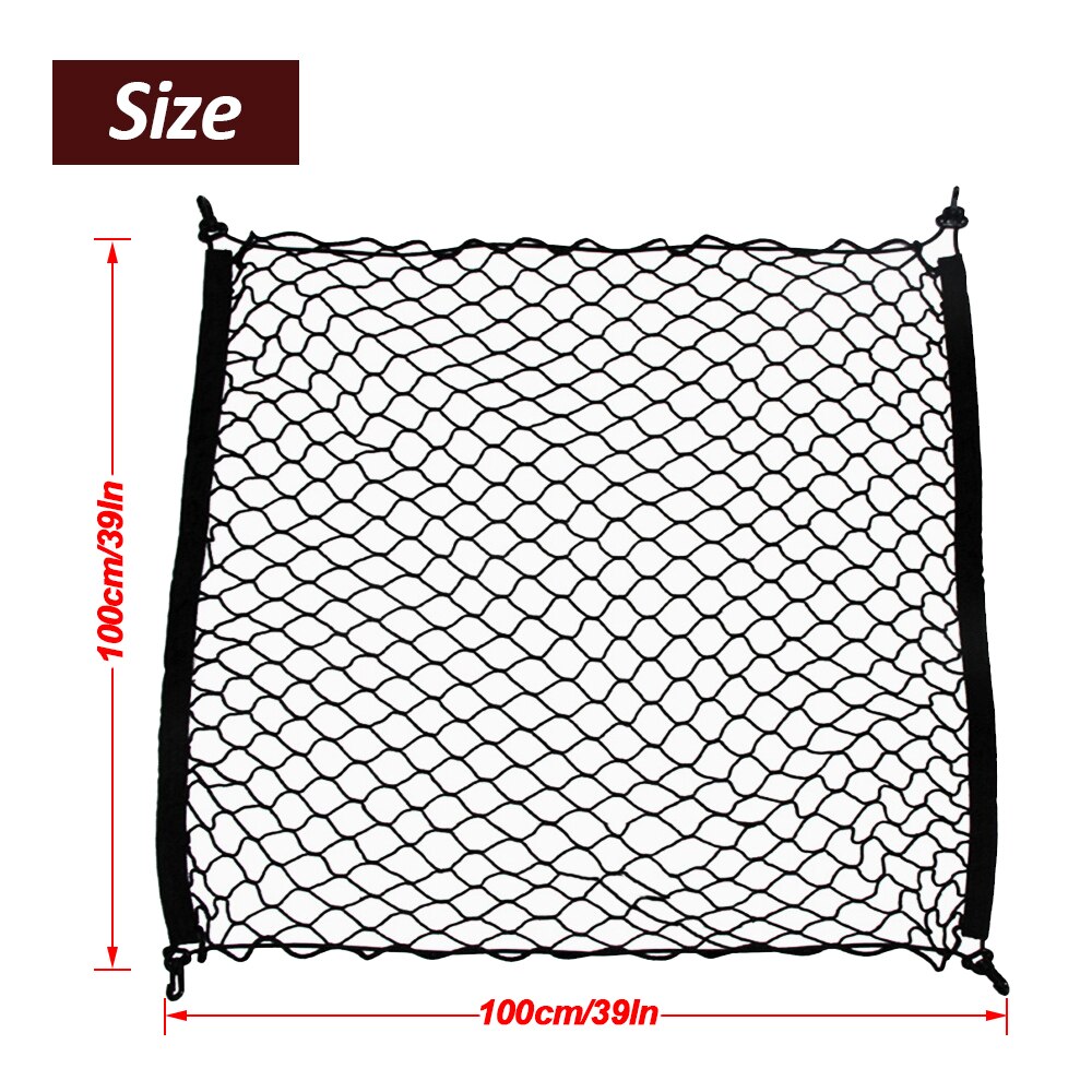 Filet de rangement pour plafond de voiture, filet de rangement pour plafond de voiture, sac de rangement en Nylon, filet de rangement Portable pour intérieur de voiture