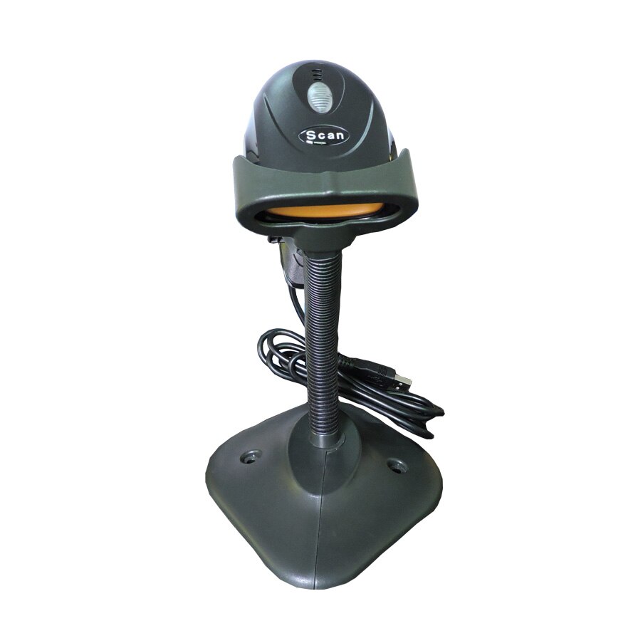 Stregkodescanner håndholdt scanner med standholder automatisk stregkodelæser automatisk scanning pos scanning til inventar