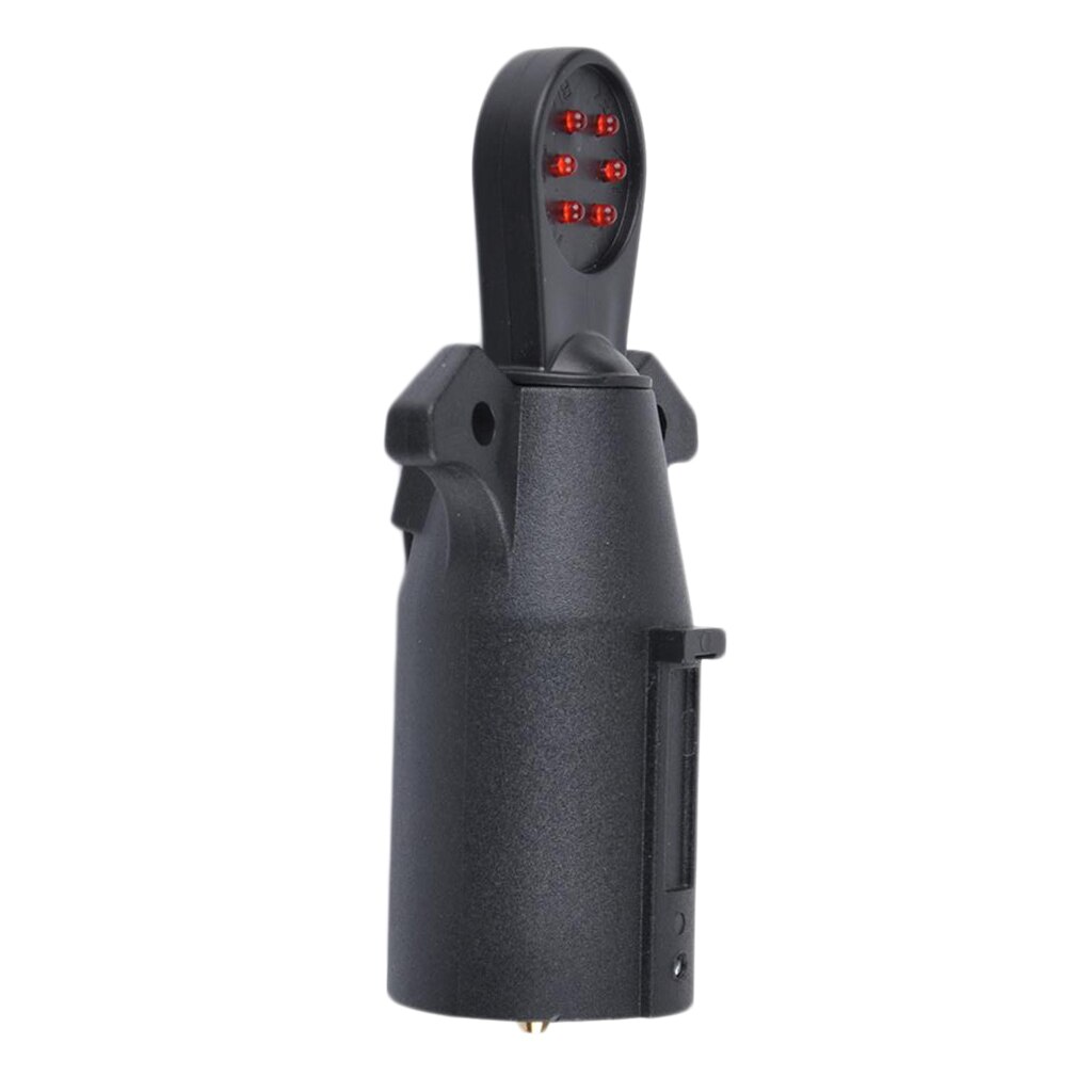 Waterproof 7-Way Trailer Truck Electrical Cable Connector Plug Socket Tester