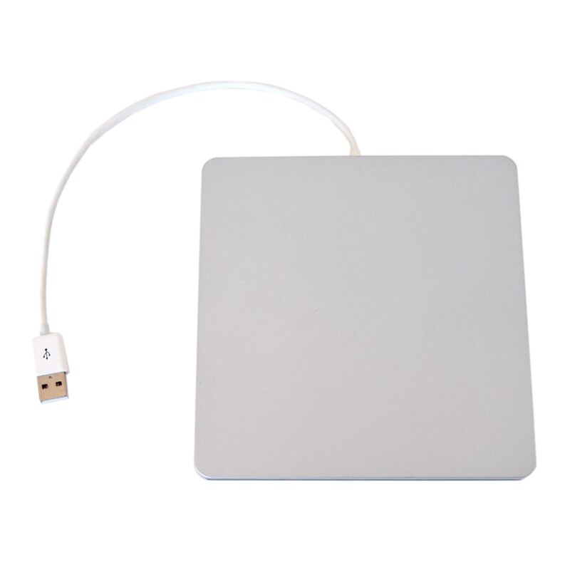 Externe Usb Dvd Case Voor Pro Sata Harde Schijf Dvd Super Multi Slot Heeft Aluminium Look Zilver