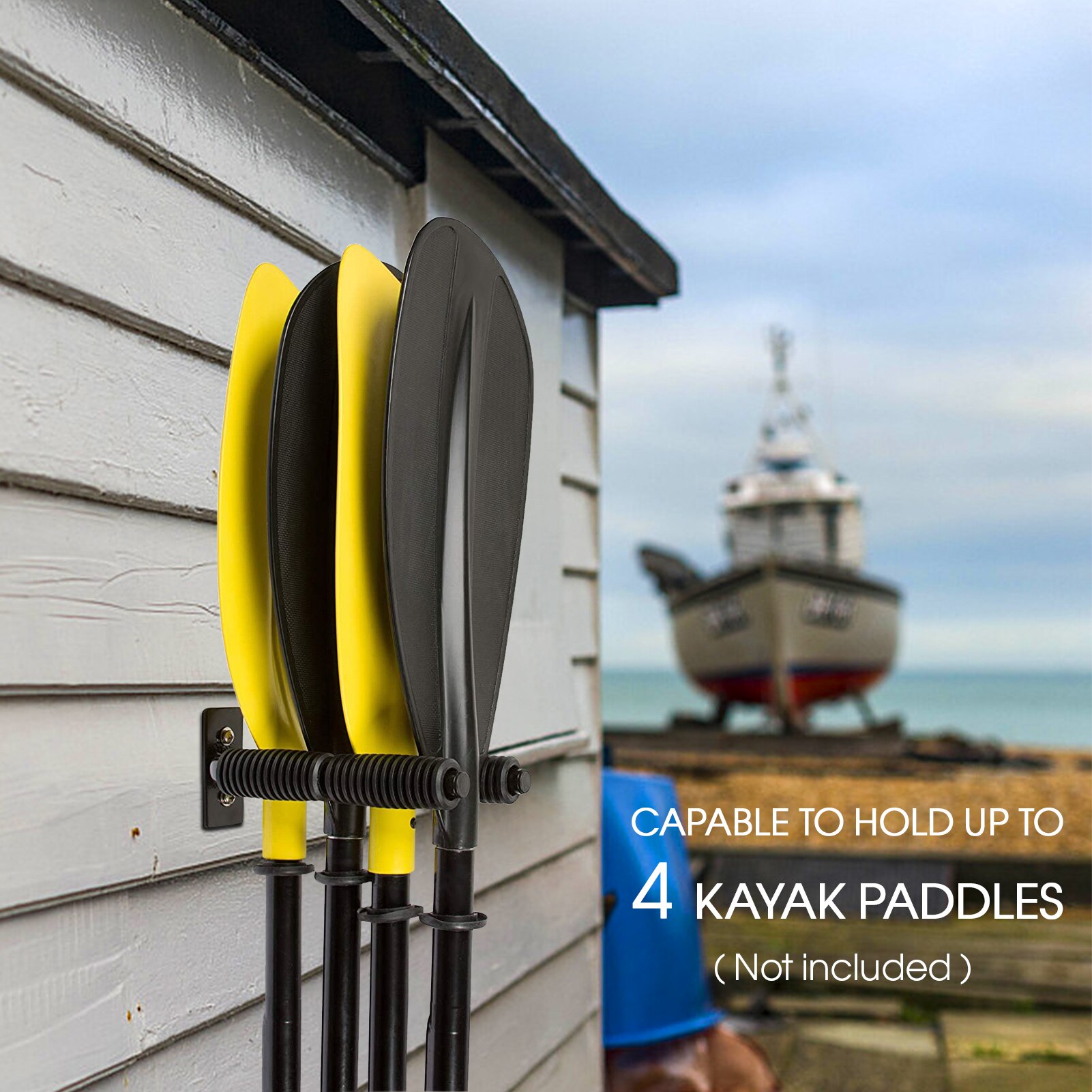 Kayak Paddle Storage Rack Holder Wall Mount Accessories for Canoe Kayak Paddles Hangers