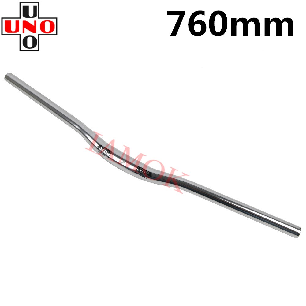 Manubrio UNO FB21L/RB12L Mountain Bike argento ultraleggero 31.8mm Iamok 640/680/720/740/760/800mm manubrio parti di biciclette: Swallow 760mm Black